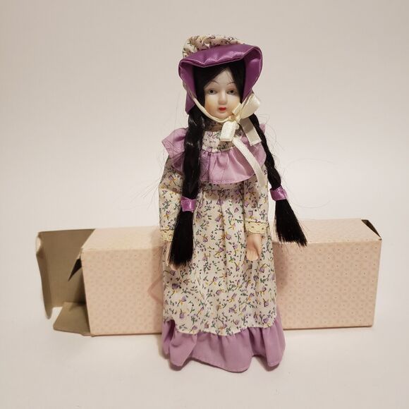 Russ Country Collectible ( Bernadette) Porcelain 8" Doll w/ Box - Picture 1 of 7